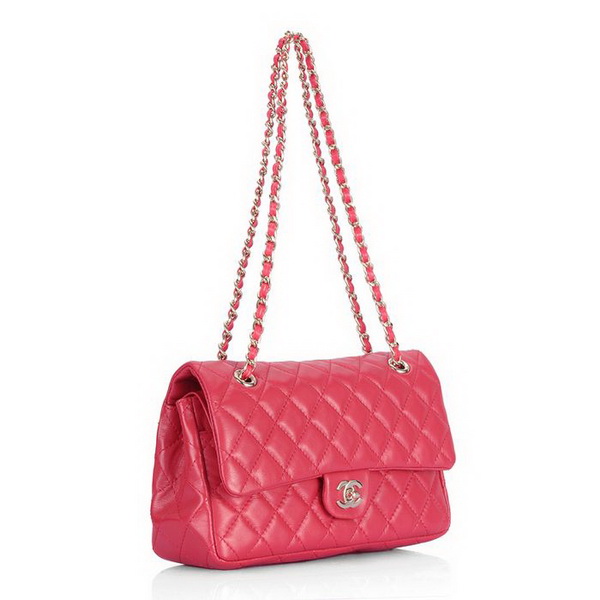 Cheap Replica Chanel Classic 2.55 Series Flap Bag 1112 Red Leather Golden Hardware